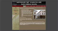 Desktop Screenshot of kouril-pesakova.cz